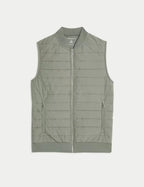 Cotton Rich Zip Up Quilted Gilet with Stormwear™ Honesty Sales