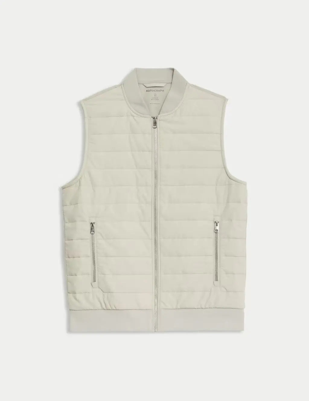 Cotton Rich Zip Up Quilted Gilet with Stormwear™ Honesty Sales