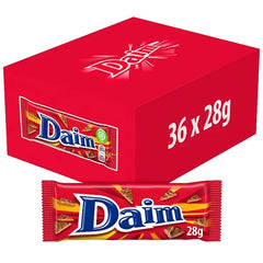 Daim Chocolate Bar 28g (Case of 36)  Honesty Sales U.K