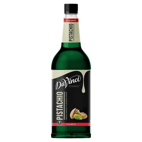 Davinci Gourmet Classic Pistachio Single Batch Flavour Syrup 1L  Honesty Sales U.K