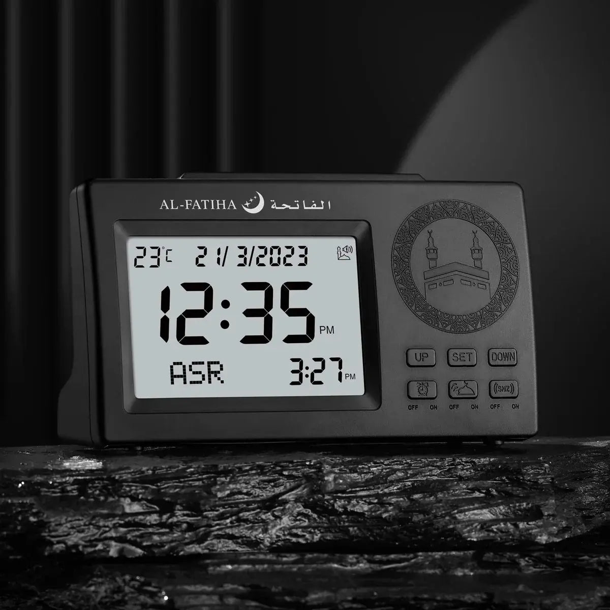 Digital LED Azan Clock  Muslim Islamic Islam stylish Azan Adhan Prayer Reminder Alarm Mosque Wall Clock Prayer Time Hijri - Honesty Sales