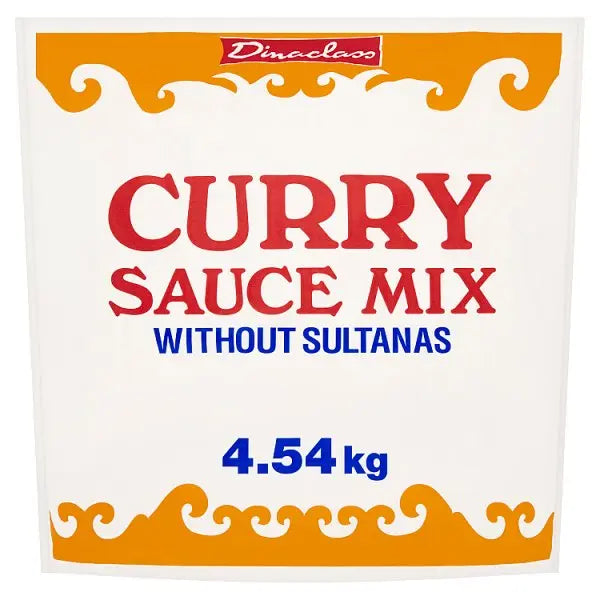 Dinaclass Curry Sauce Mix without Sultanas 4.54kg Dinaclass