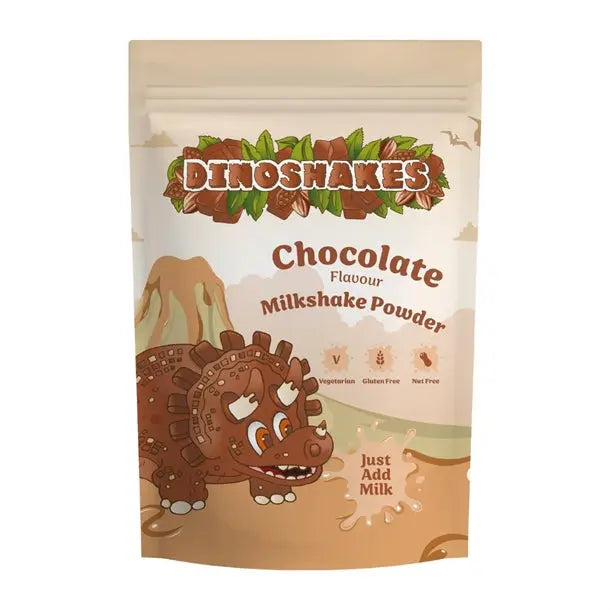 Dinoshakes Chocolate Milkshake Powder - Honesty Sales U.K Main image