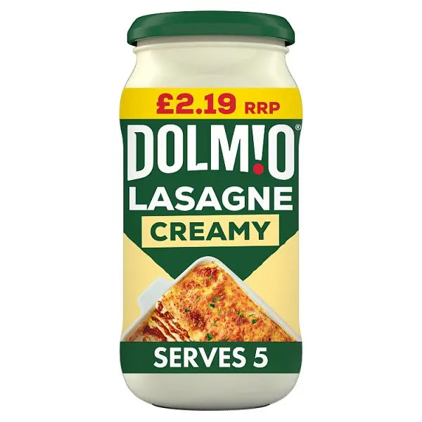Dolmio Creamy Sauce for Lasagne 440g (Case of 6) - Honesty Sales