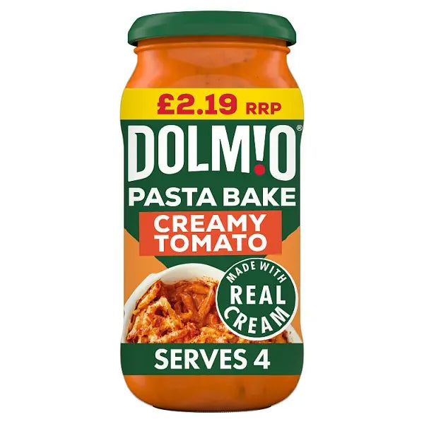Dolmio Sauce for Pasta Bake Creamy Tomato 450g (Case of 6) - Honesty Sales Main image