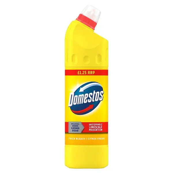 Domestos Thick Bleach Citrus Fresh 750 ml (Case of 9) - Honesty Sales