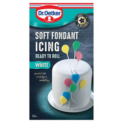 Dr. Oetker Ready to Roll White Soft Fondant Icing 454g (Case of 6) Dr. Oetker