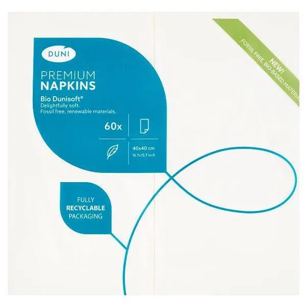 Duni Bio Dunisoft 60 Premium Napkins - Honesty Sales Main image