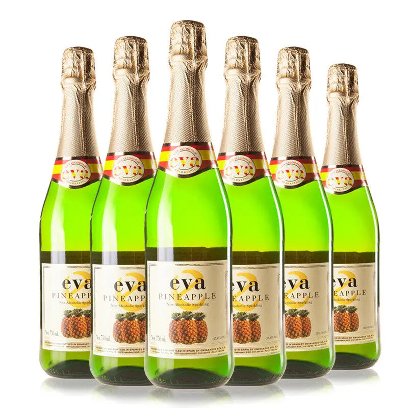 EVA Sparkling Pineapple Juice 750ml (Case of 12) - Honesty Sales