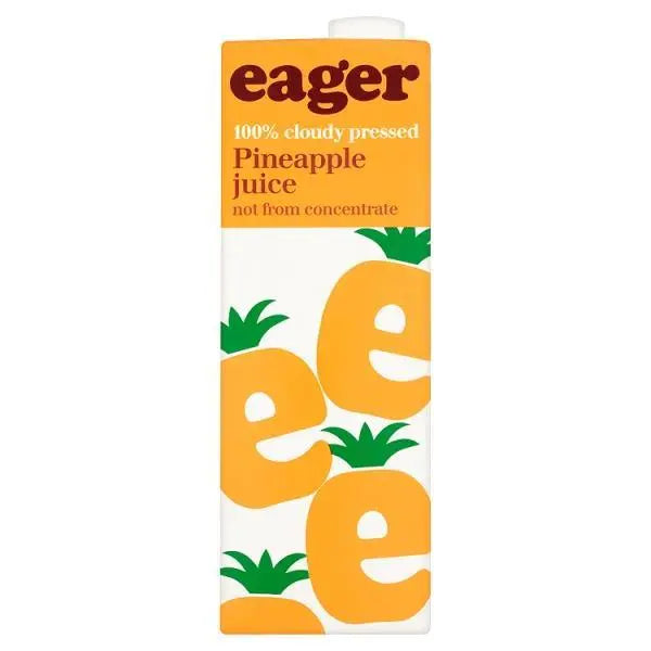 Eager Pineapple Juice 1L (Case of 8) - Honesty Sales