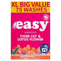 Easy Inspirations Tiger Lily & Lotus Flower 75 Washes 5.1kg (Case of 2) - Honesty Sales U.K