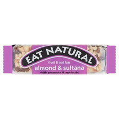 Eat Natural Fruit & Nut Bar Almond & Sultana with Peanuts & Apricots 50g (Case of 12) - Honesty Sales U.K