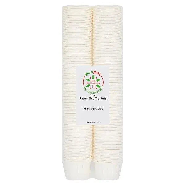 Ecopac 200 Paper Souffle Pots - Honesty Sales
