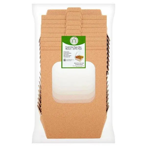 Ecopac Medium Hot Food Box 20 Per Pack - Honesty Sales Hauptbild