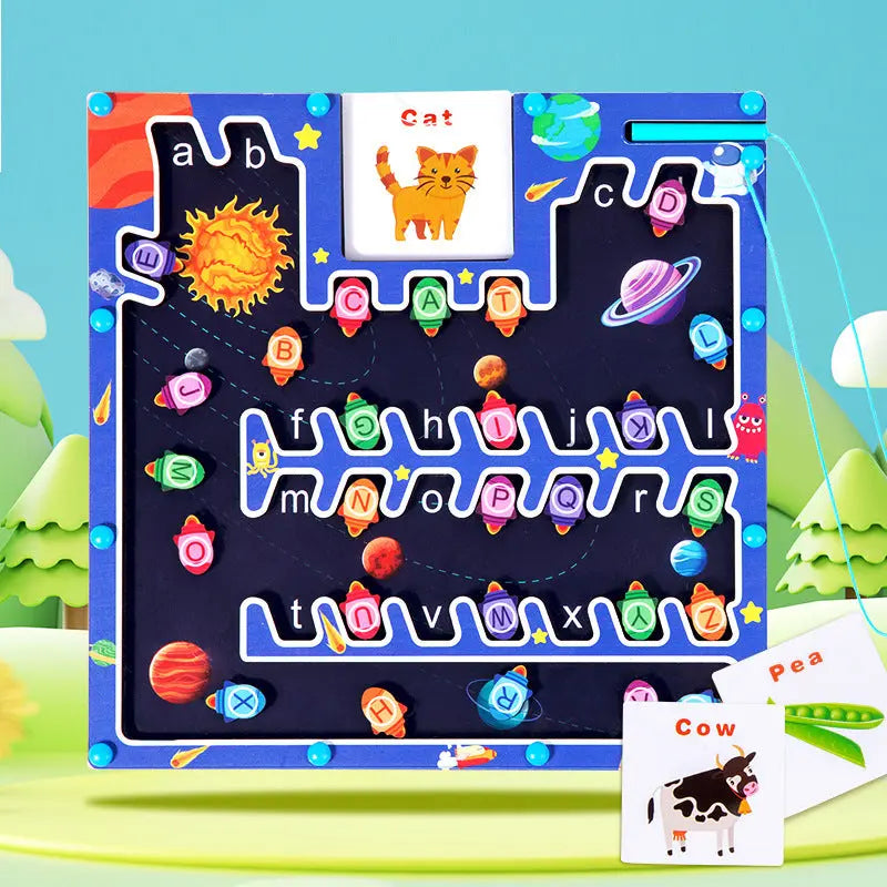 Educational Magnetic Maze Montessori Early Education Toys Secondary image