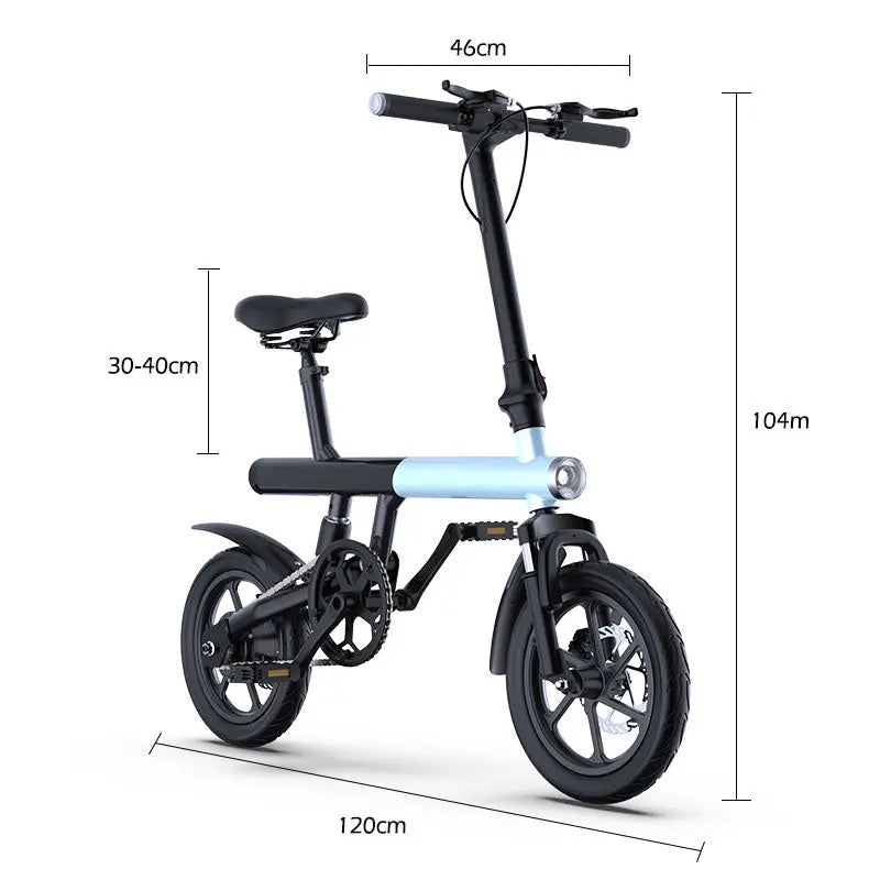 Electric Bike 36V 8Ah Battery 350 watts Motor 14 inch Folding Ebike Mankeel MZ-4 Honesty Sales U.K