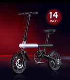 Electric Bike 36V 8Ah Battery 350 watts Motor 14 inch Folding Ebike Mankeel MZ-4 Honesty Sales U.K
