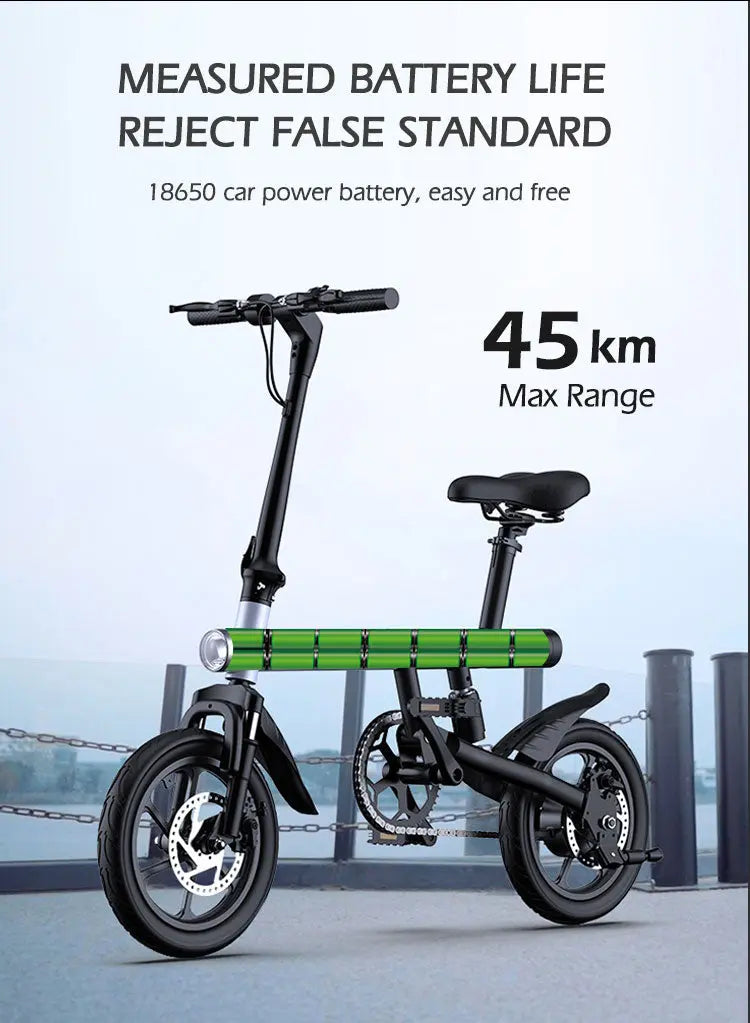 Electric Bike 36V 8Ah Battery 350 watts Motor 14 inch Folding Ebike Mankeel MZ-4 Honesty Sales U.K
