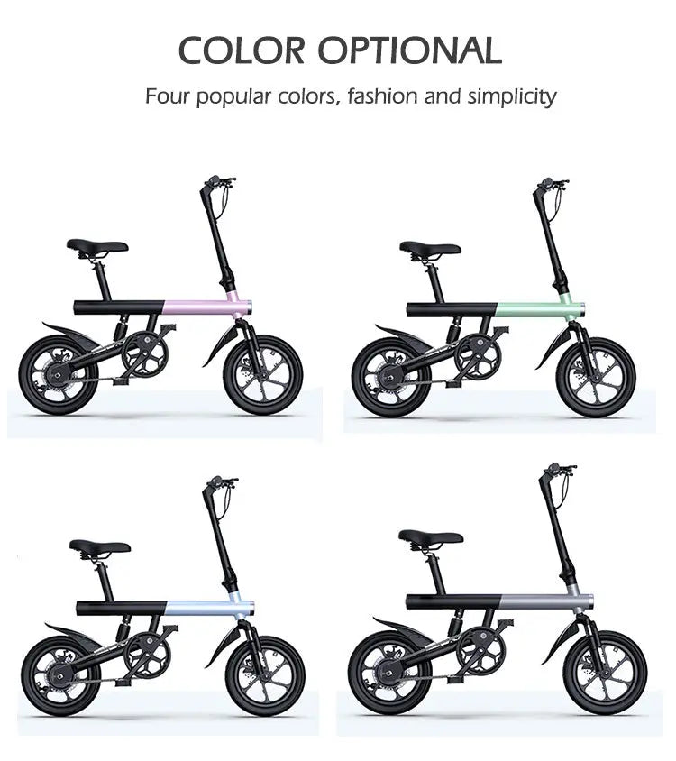 Electric Bike 36V 8Ah Battery 350 watts Motor 14 inch Folding Ebike Mankeel MZ-4 Honesty Sales U.K