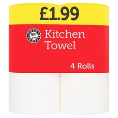 Euro Shopper 4 Kitchen Towel Rolls (Case of 6) - Honesty Sales U.K