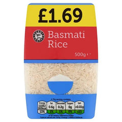 Euro Shopper Basmati Rice 500g (Case of 12) - Honesty Sales