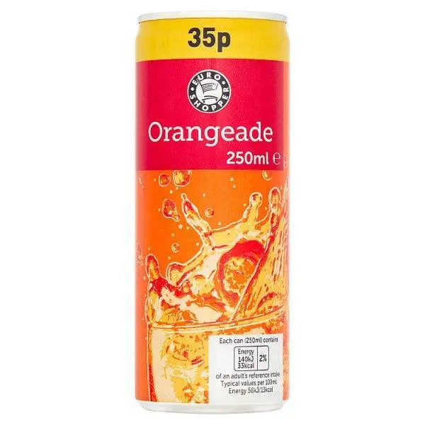Euro Shopper Orangeade 250ml (Case of 24) - Honesty Sales