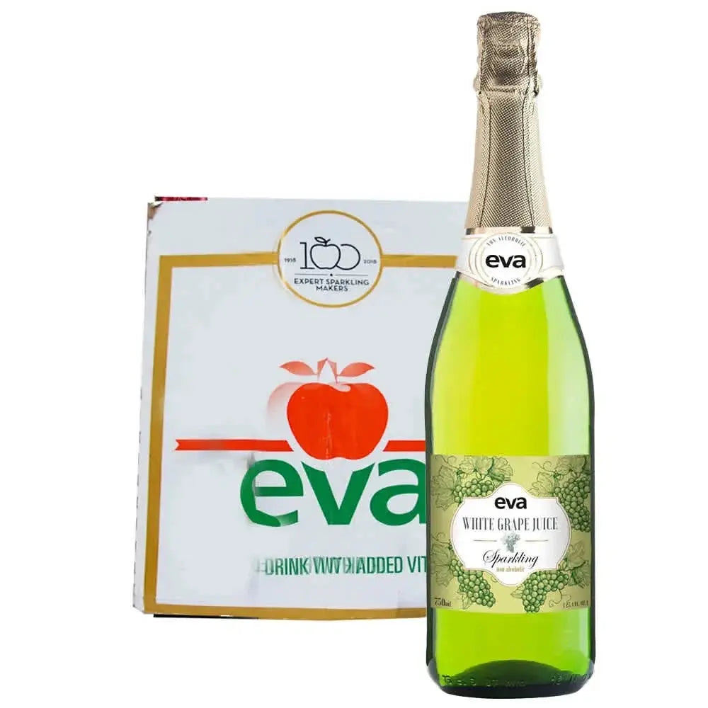 Eva Sparkling White Grape 750ml (Case of 12) - Honesty Sales