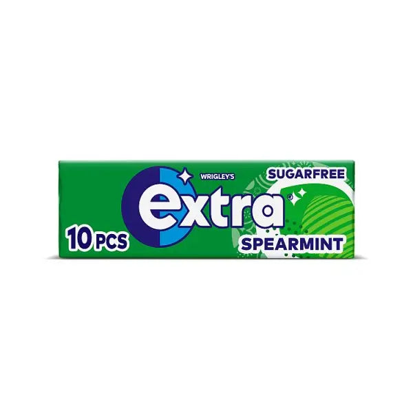 Extra Spearmint Chewing Gum Sugar Free 10 pieces (Case of 30) - Honesty Sales U.K Main image