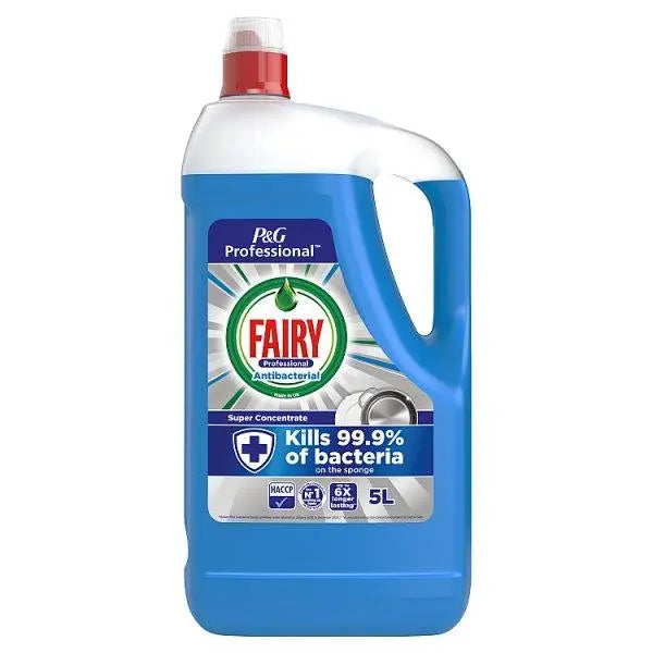 Fairy Professional Washing Up Liquid Antibacterial 5L - Honesty Sales U.K Image principale du produit