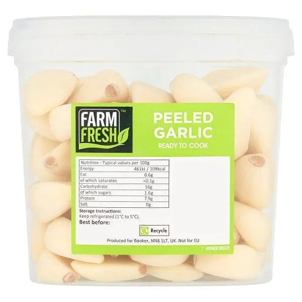 Farm Fresh Peeled Garlic - Honesty Sales