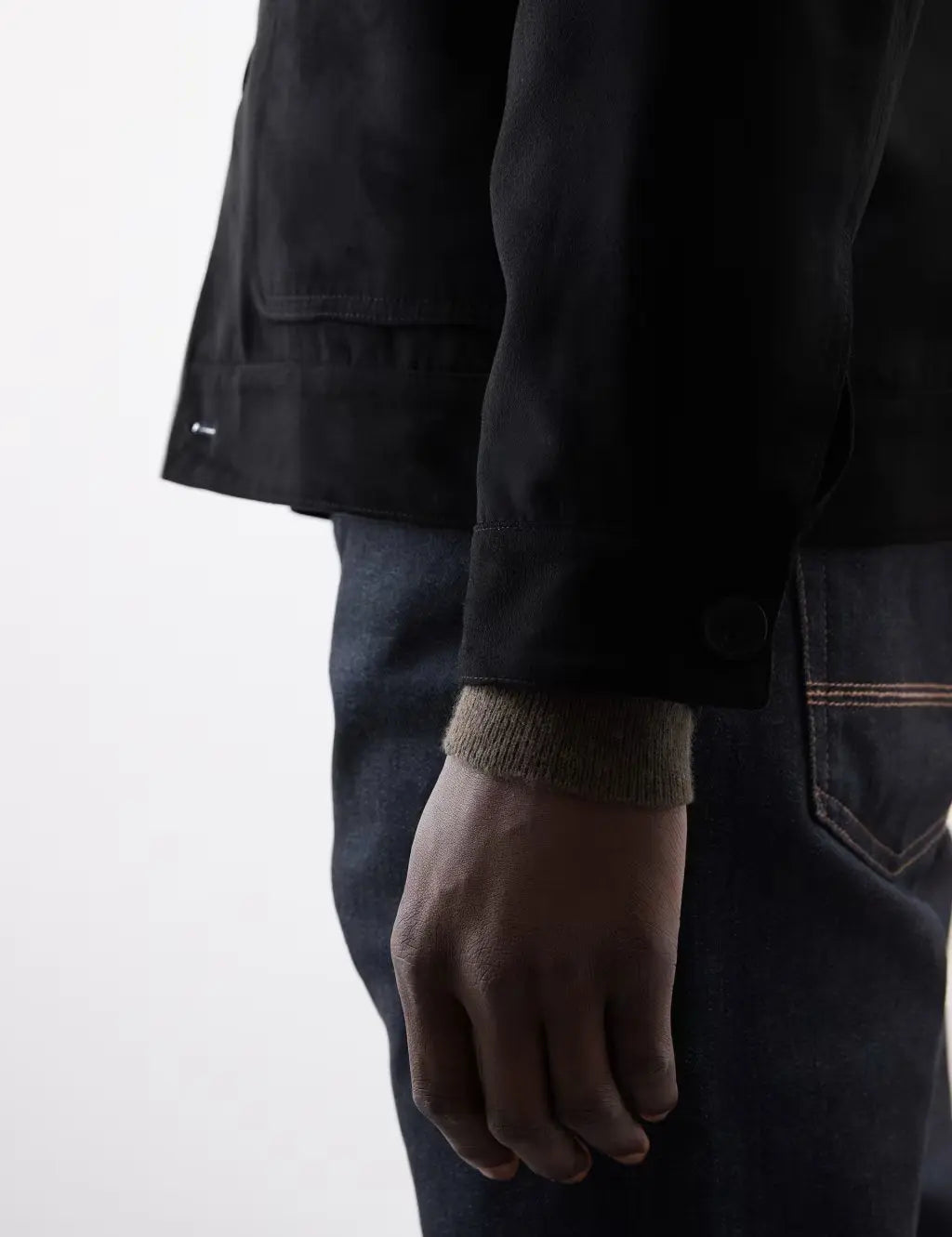 Faux Suede Harrington Jacket Honesty Sales