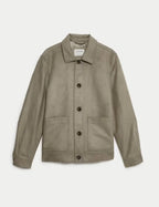 Faux Suede Harrington Jacket Honesty Sales