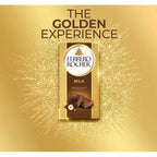Ferrero Rocher Milk Chocolate Bar 90g (Case of 8)  Honesty Sales U.K