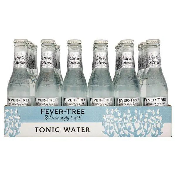 Fever-Tree Refreshingly Light Premium Indian Tonic Water 24 x 200ml - Honesty Sales Main image