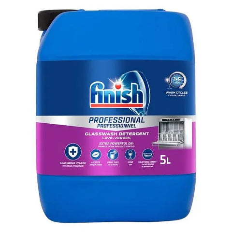 Finish Professional Glasswash Detergent 5L - Honesty Sales U.K