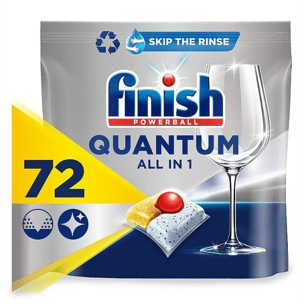 Finish Quantum All In One Lemon 72 - Honesty Sales U.K