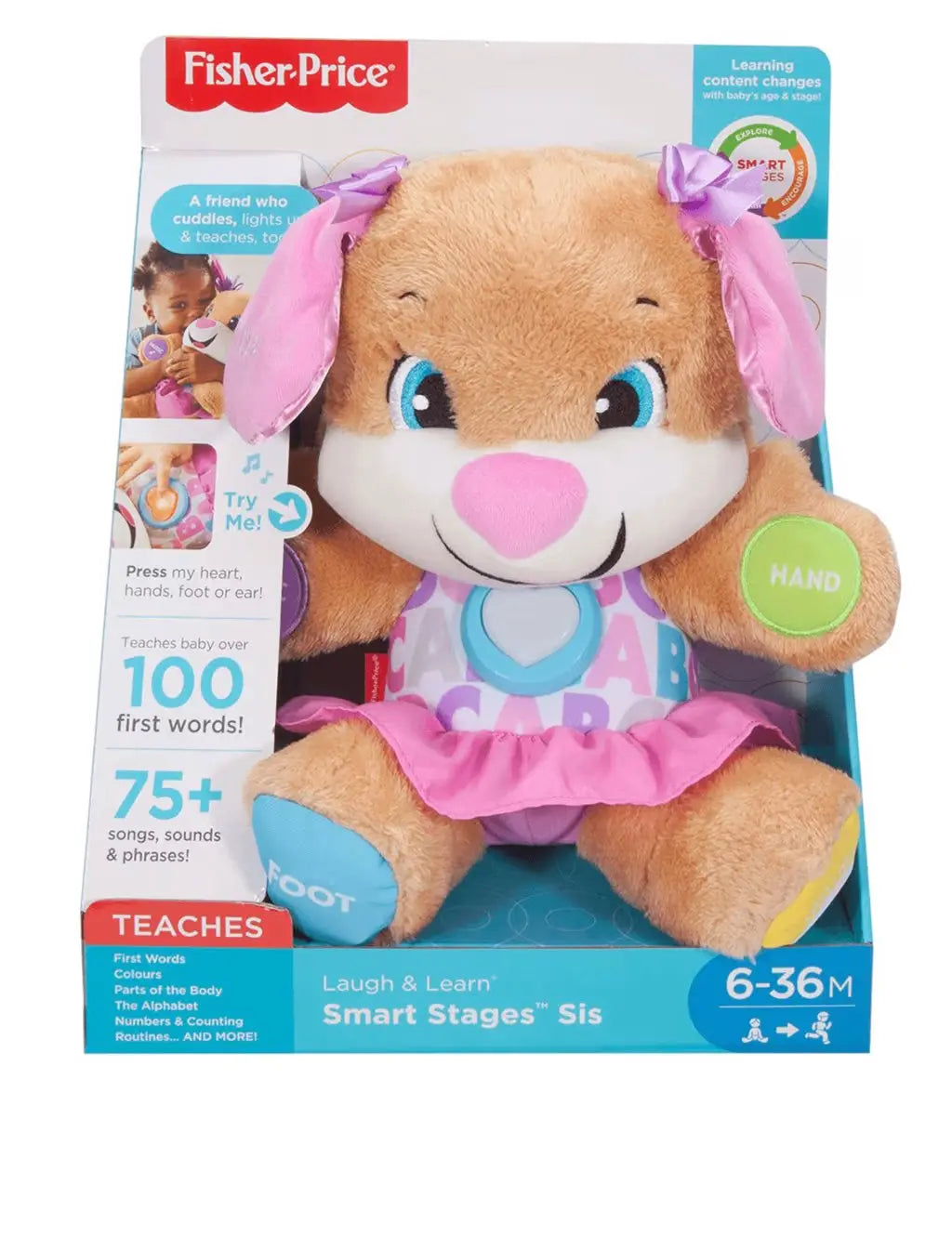 Fisher-Price™ Smart Stages Sis Puppy (6–36 mths) - Honesty Sales Main image