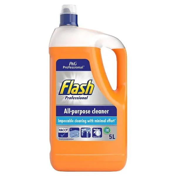 Flash Professional All-Purpose Cleaner Light Citrus 5L (Case of 2) - Honesty Sales
