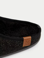 Fleece Lined Mule Slippers with Freshfeet™ Honesty Sales