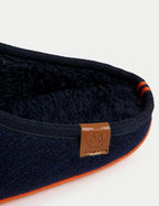 Fleece Lined Mule Slippers with Freshfeet™ Honesty Sales