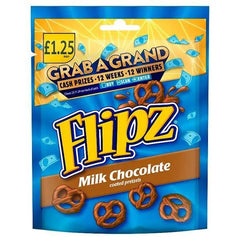 Flipz Milk Chocolate 12x80g (Case of 12) - Honesty Sales U.K