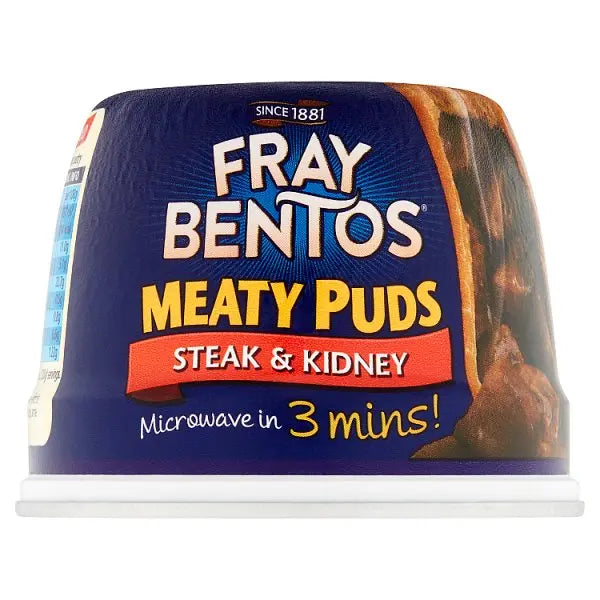 Fray Bentos Meaty Puds Steak & Kidney 400g (Case of 6)  Honesty Sales U.K