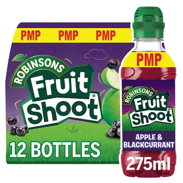 Fruit Shoot Apple & Blackcurrant Kids Juice Drink PMP 275ml (Case of 12)  Honesty Sales U.K
