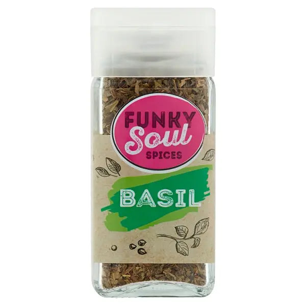 Funky Soul Spices Basil 14g (Case of 6)  Honesty Sales U.K Main image