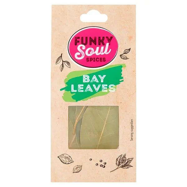 Funky Soul Spices Bay Leaves 2g (Case of 6)  Honesty Sales U.K Main image