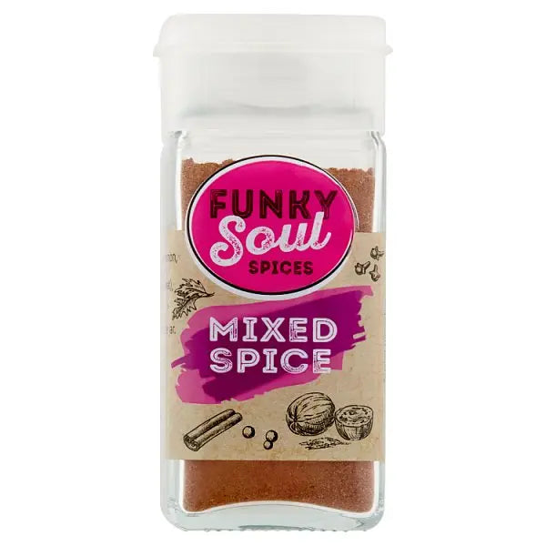 Funky Soul Spices Mixed Spice 34g (Case of 6)  Honesty Sales U.K