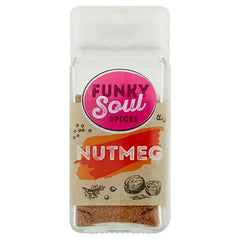 Funky Soul Spices Nutmeg 40g (Case of 6)  Honesty Sales U.K