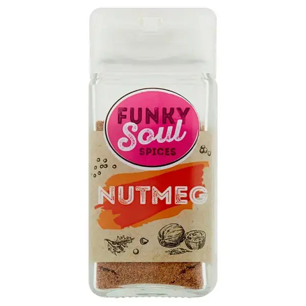 Funky Soul Spices Nutmeg 40g (Case of 6)  Honesty Sales U.K