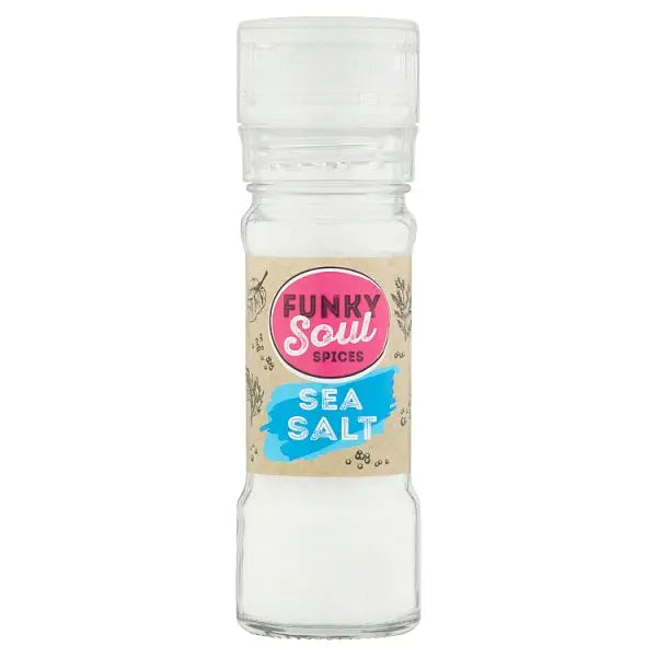 Funky Soul Spices Sea Salt 95g (Case of 18)  Honesty Sales U.K Main image