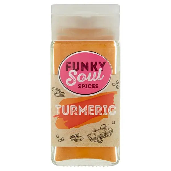 Funky Soul Spices Turmeric 37g (Case of 6)  Honesty Sales U.K
